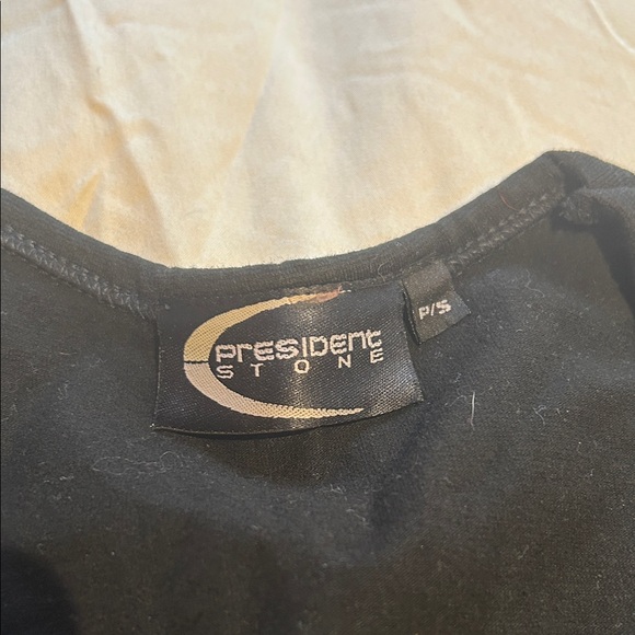 Chic Black V-Neck Tank Top with Stud Accents - Picture 2 of 5